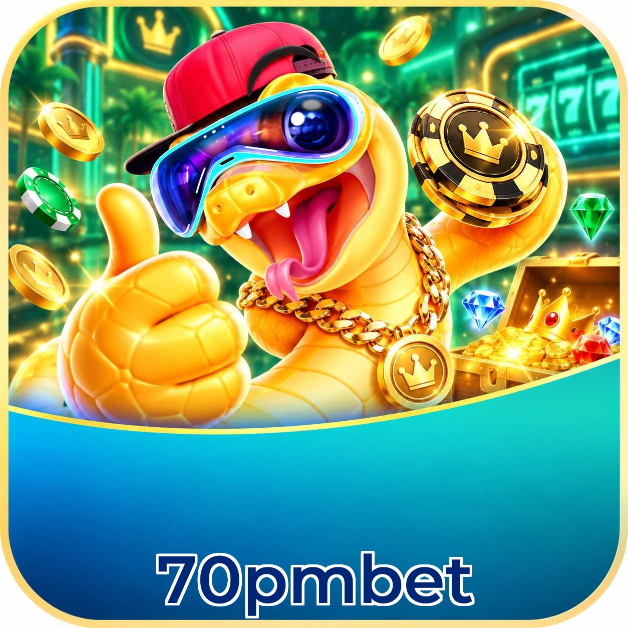 70pmbet Download Speed Test Logo - Teste de Velocidade Certificado